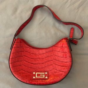 Guess brand purse - faux crocodile shoulder bag